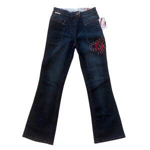 G-Unit Embellished Boot Cut Mid Rise Stretch Denim XS/Girls 12-NWT